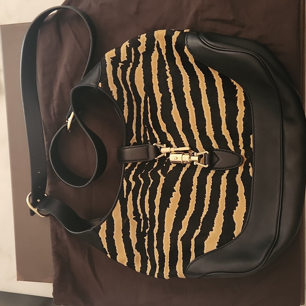 Gucci Jackie Original Shoulder Bag Pony Hair Medium